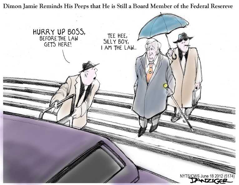 Political/Editorial Cartoon by Jeff Danziger, CWS/CartoonArts Intl. on Bankers Explain
