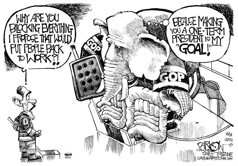 Political/Editorial Cartoon by John Darkow, Columbia Daily Tribune, Missouri on Presidential Race Tightening