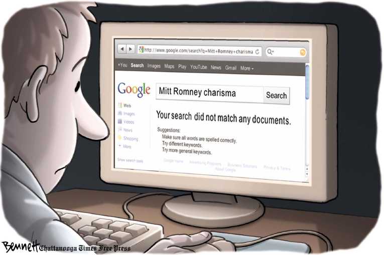 Political/Editorial Cartoon by Clay Bennett, Chattanooga Times Free Press on Romney Vows to Repeal ObamaCare