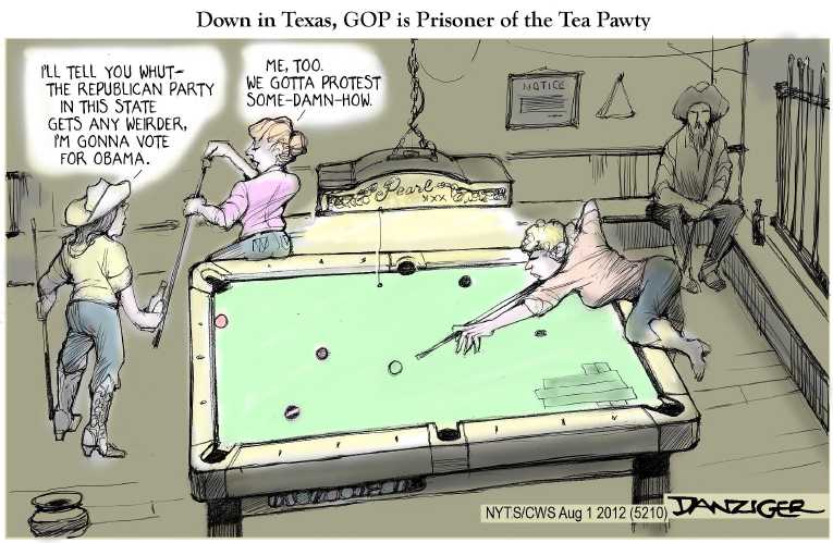 Political/Editorial Cartoon by Jeff Danziger, CWS/CartoonArts Intl. on Conservative Momentum Growing