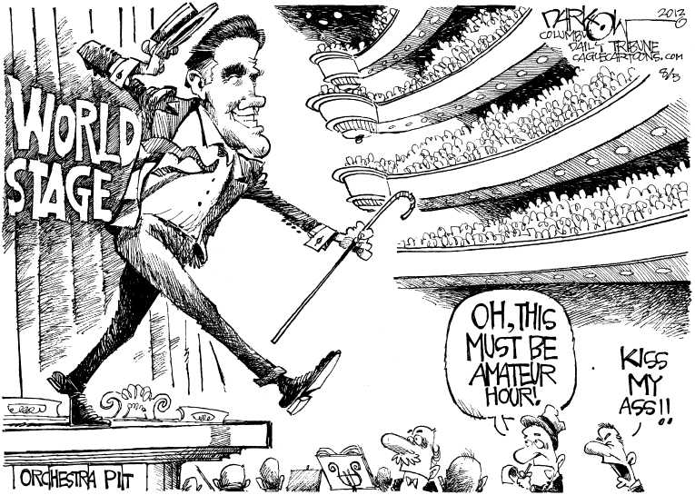 Political/Editorial Cartoon by John Darkow, Columbia Daily Tribune, Missouri on Romney Unveils Tax Plan