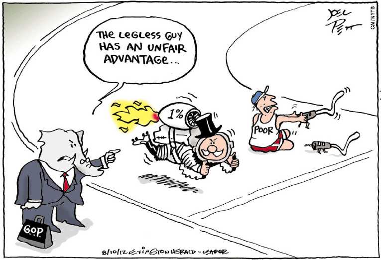 Political/Editorial Cartoon by Joel Pett, Lexington Herald-Leader, CWS/CartoonArts Intl. on GOP Growing More Energized