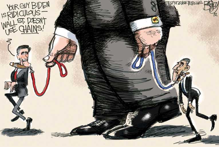 Political/Editorial Cartoon by Pat Bagley, Salt Lake Tribune on Support for Obama Declining