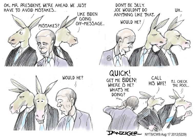 Political/Editorial Cartoon by Jeff Danziger, CWS/CartoonArts Intl. on GOP Blasts Obama Campaign