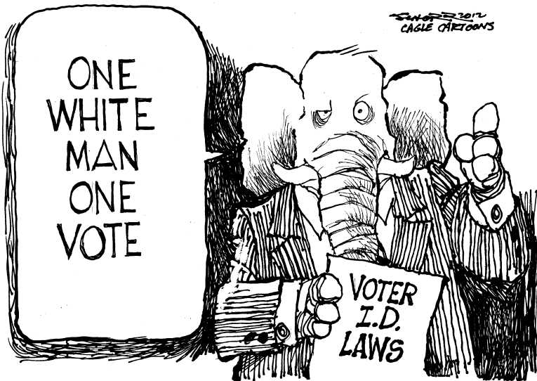 Political/Editorial Cartoon by Bill Schorr, Cagle Cartoons on GOP Refining Platform
