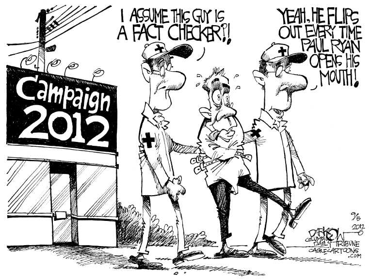 Political/Editorial Cartoon by John Darkow, Columbia Daily Tribune, Missouri on Romney Campaign Having an Impact