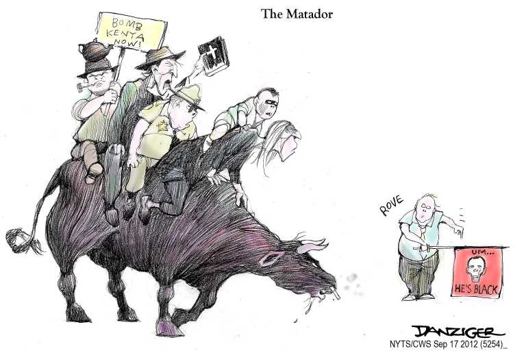 Political/Editorial Cartoon by Jeff Danziger, CWS/CartoonArts Intl. on Campaigns Heats Up