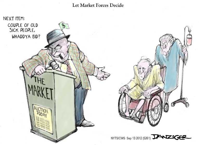 Political/Editorial Cartoon by Jeff Danziger, CWS/CartoonArts Intl. on GOP Doubling Down on the Economy