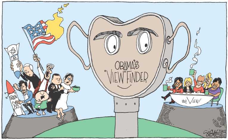 Political/Editorial Cartoon by Signe Wilkinson, Philadelphia Daily News on Debates Loom Large
