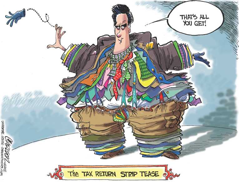 Political/Editorial Cartoon by Stuart Carlson on Debates Loom Large