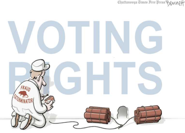 Political/Editorial Cartoon by Clay Bennett, Chattanooga Times Free Press on GOP Predicts Bright Future