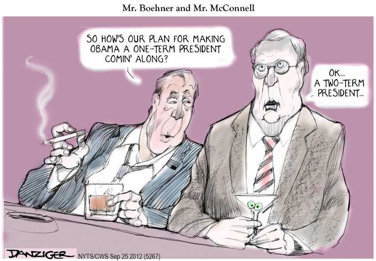 Political/Editorial Cartoon by Jeff Danziger, CWS/CartoonArts Intl. on GOP Predicts Bright Future