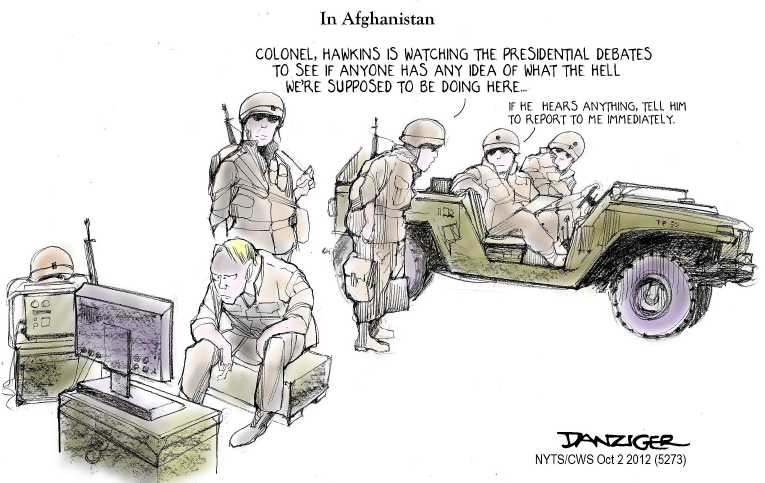 Political/Editorial Cartoon by Jeff Danziger, CWS/CartoonArts Intl. on War Against Terror Escalating