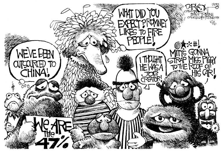 Political/Editorial Cartoon by John Darkow, Columbia Daily Tribune, Missouri on Romney Surging
