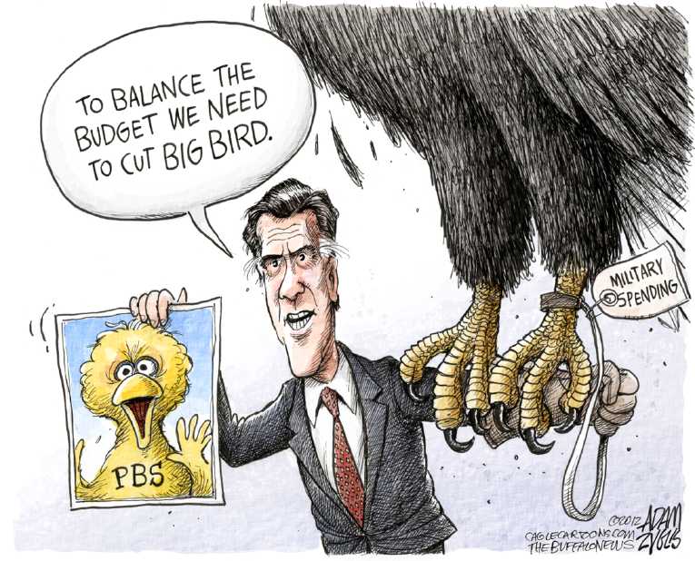 Political/Editorial Cartoon by Adam Zyglis, The Buffalo News on Campaigns Hitting High Gear