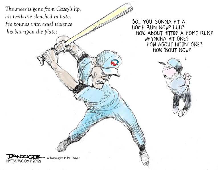 Political/Editorial Cartoon by Jeff Danziger, CWS/CartoonArts Intl. on Campaigns Hitting High Gear