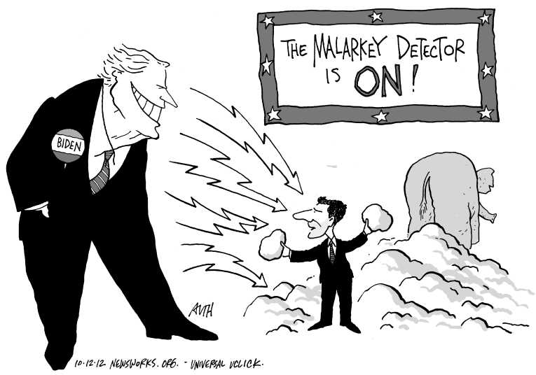 Political/Editorial Cartoon by Tony Auth, Philadelphia Inquirer on Ryan Destroys Ryan