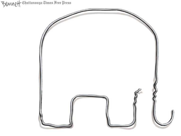 Political/Editorial Cartoon by Clay Bennett, Chattanooga Times Free Press on GOP Doubling Down on Women