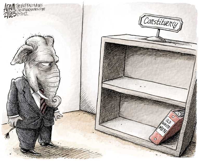 Political/Editorial Cartoon by Adam Zyglis, The Buffalo News on Republicans Shocked by Losses