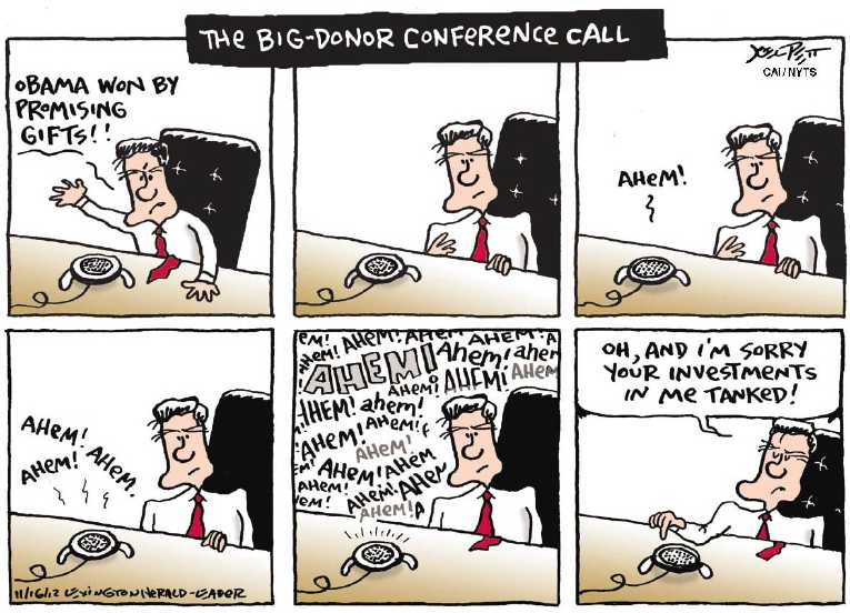 Political/Editorial Cartoon by Joel Pett, Lexington Herald-Leader, CWS/CartoonArts Intl. on Republican Party Reloads