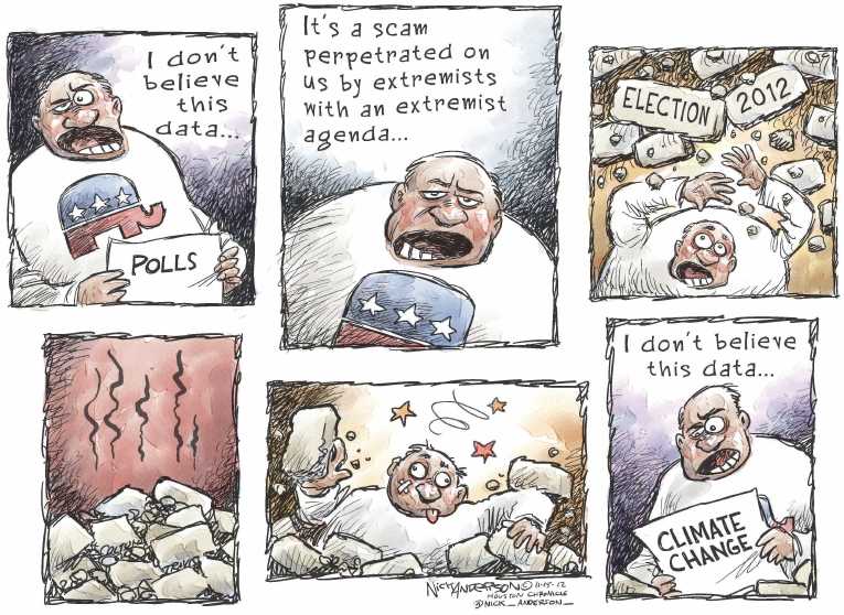 Political/Editorial Cartoon by Nick Anderson, Houston Chronicle on Republican Party Reloads