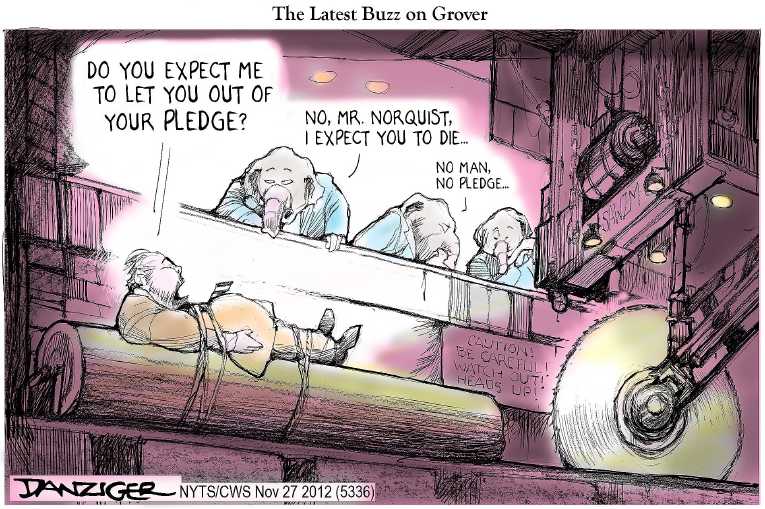 Political/Editorial Cartoon by Jeff Danziger, CWS/CartoonArts Intl. on Republicans Consider Compromise