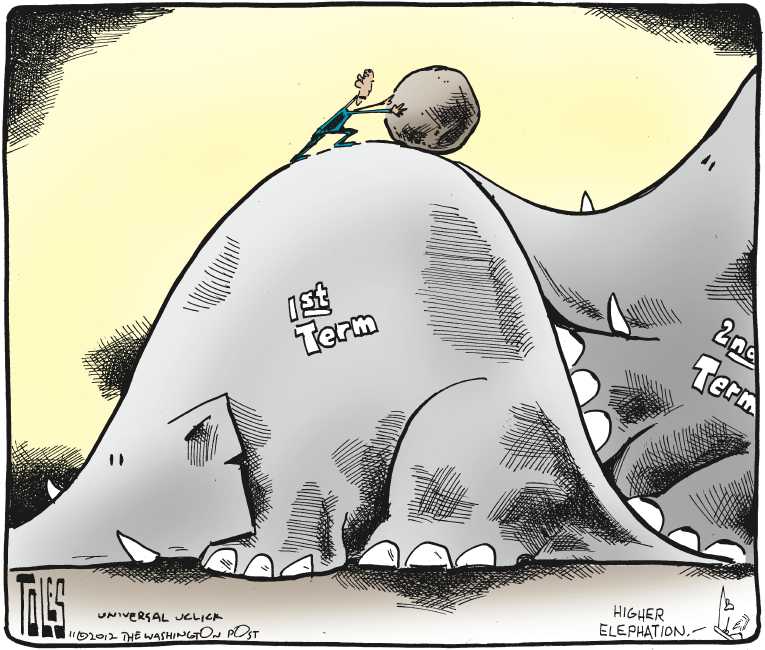 Political/Editorial Cartoon by Tom Toles, Washington Post on Republicans Consider Compromise