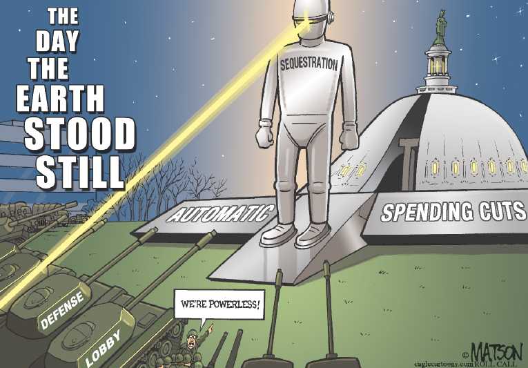 Political/Editorial Cartoon by RJ Matson, Cagle Cartoons on Budget Deadlock Worsening