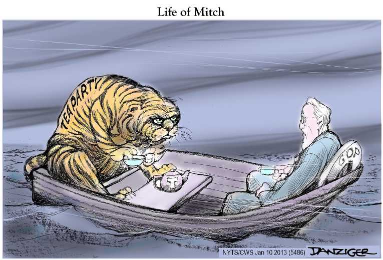 Political/Editorial Cartoon by Jeff Danziger, CWS/CartoonArts Intl. on Financial Crisis Looming