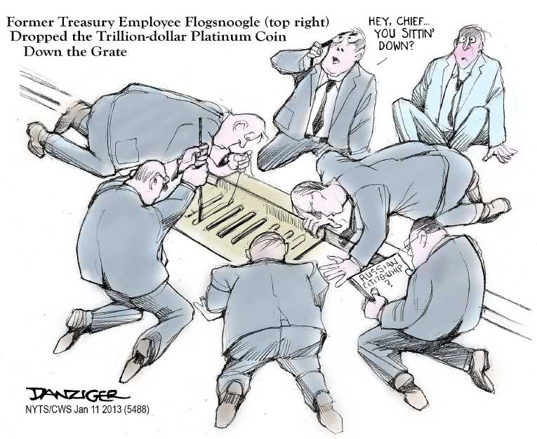 Political/Editorial Cartoon by Jeff Danziger, CWS/CartoonArts Intl. on Financial Crisis Looming