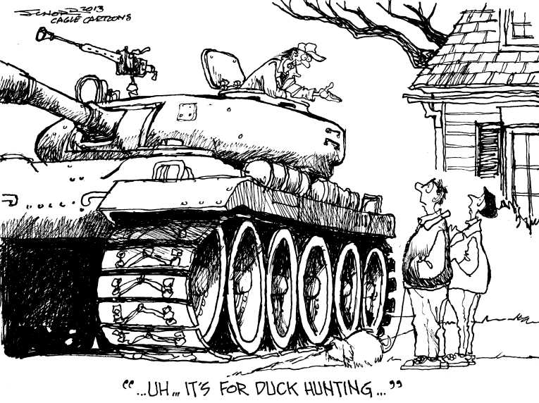 Political/Editorial Cartoon by Bill Schorr, Cagle Cartoons on Gun Talks to Continue