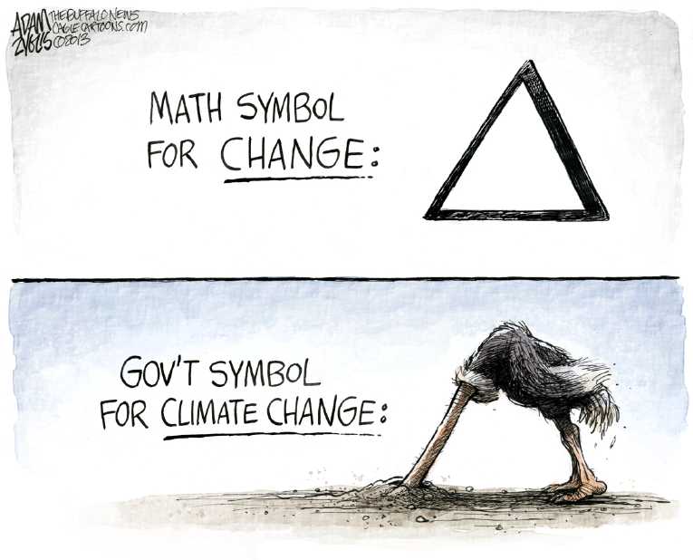 Political/Editorial Cartoon by Adam Zyglis, The Buffalo News on 2012 Hottest Year on Record