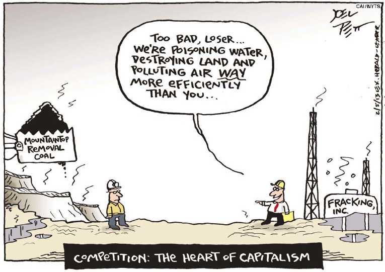 Political/Editorial Cartoon by Joel Pett, Lexington Herald-Leader, CWS/CartoonArts Intl. on Water Supply Imperiled