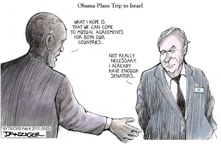 Political/Editorial Cartoon by Jeff Danziger, CWS/CartoonArts Intl. on Obama Re-energized