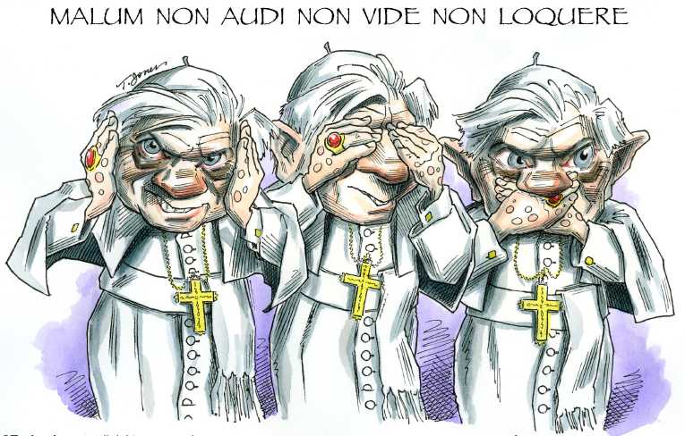 Political/Editorial Cartoon by Taylor Jones, Tribune Media Services on Pope Announces Retirement