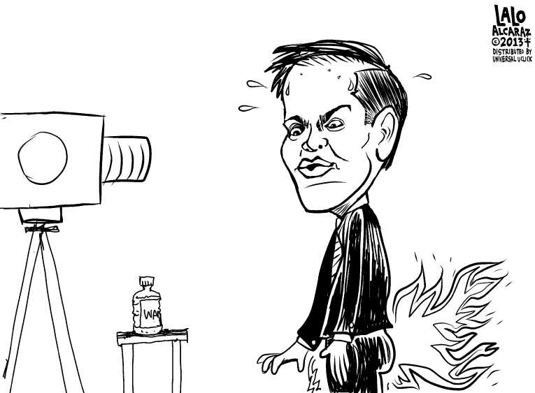 Political/Editorial Cartoon by Lalo Alcaraz on Negotiations Continue