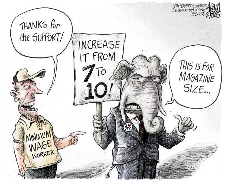 Political/Editorial Cartoon by Adam Zyglis, The Buffalo News on GOP Hard at Work