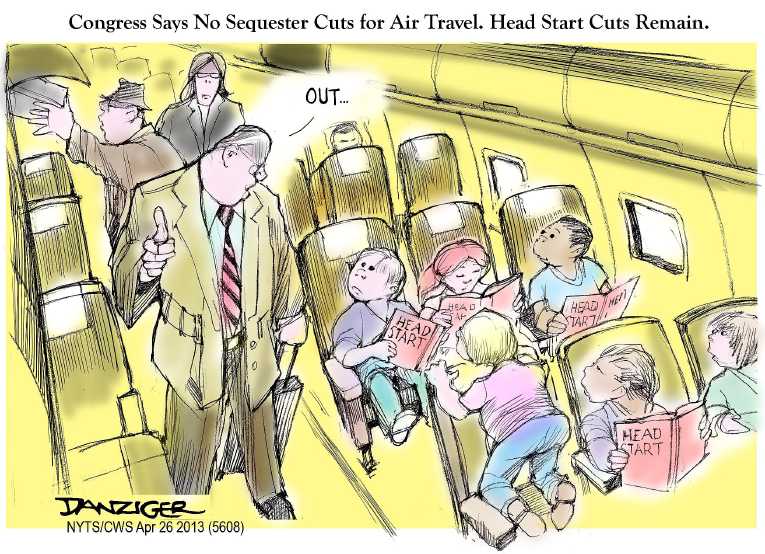 Political/Editorial Cartoon by Jeff Danziger, CWS/CartoonArts Intl. on Congress Annoyed by Air Delays