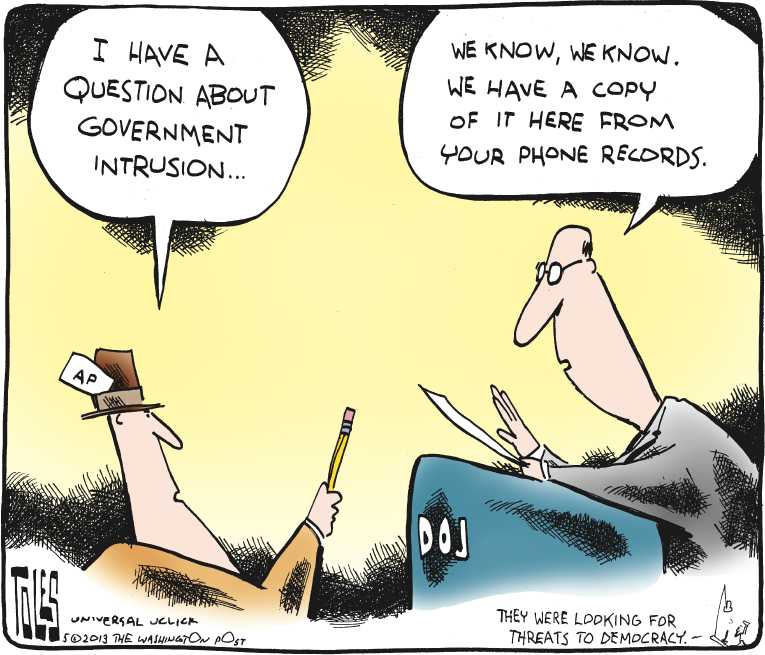 Political/Editorial Cartoon by Tom Toles, Washington Post on President Rocked by Scandals