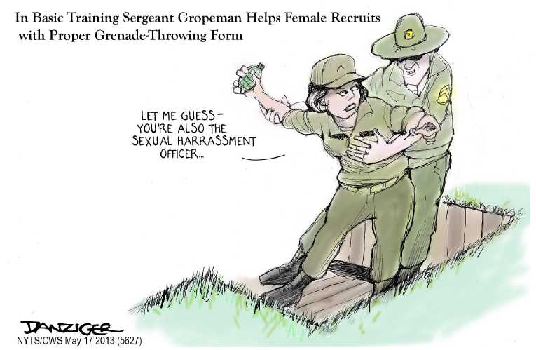 Political/Editorial Cartoon by Jeff Danziger, CWS/CartoonArts Intl. on Sexual Assault Probe Heats Up