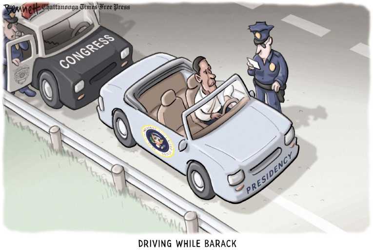 Political/Editorial Cartoon by Clay Bennett, Chattanooga Times Free Press on Negotiations Continue