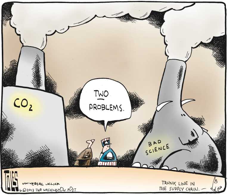 Political/Editorial Cartoon by Tom Toles, Washington Post on Fracking Receives Huge Endorsement