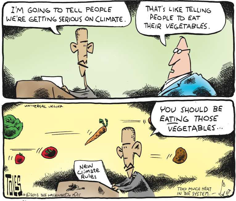 Political/Editorial Cartoon by Tom Toles, Washington Post on Obama Bypasses Congress