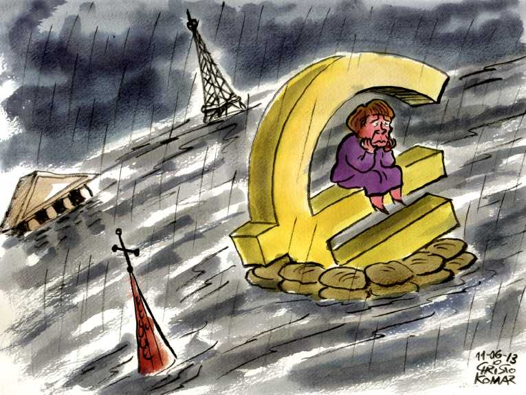 Political/Editorial Cartoon by Christo Komarnitski, Sega, Sofia, Bulgaria on In Other News