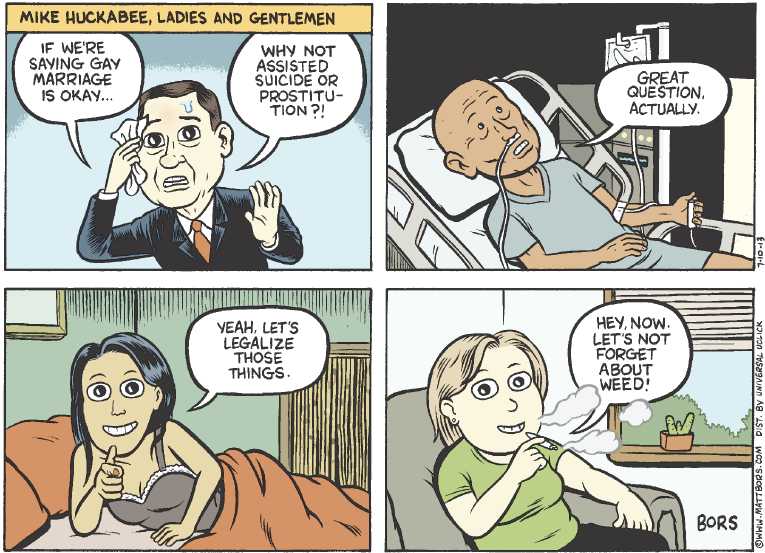 Political/Editorial Cartoon by Matt Bors on Republicans Fighting for Life