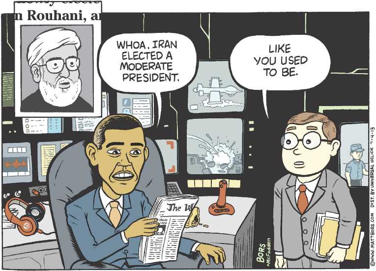 Political/Editorial Cartoon by Matt Bors on Drone Strikes Continue