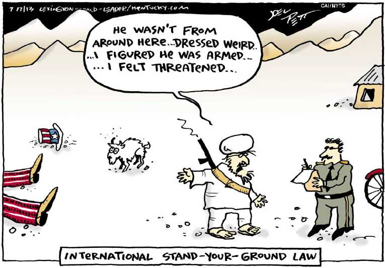 Political/Editorial Cartoon by Joel Pett, Lexington Herald-Leader, CWS/CartoonArts Intl. on In Other News