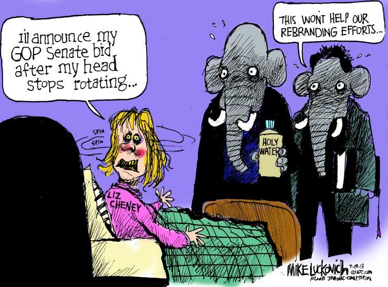 Political/Editorial Cartoon by Mike Luckovich, Atlanta Journal-Constitution on Dynamic Party Leaders Impress