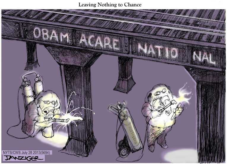 Political/Editorial Cartoon by Jeff Danziger, CWS/CartoonArts Intl. on Ominous Future for ObamaCare