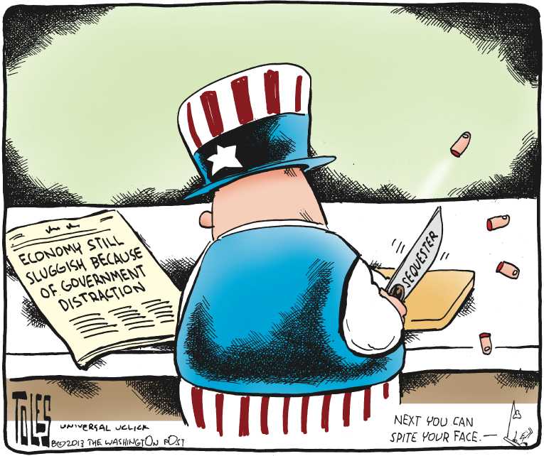 Political/Editorial Cartoon by Tom Toles, Washington Post on Tea Party Turns Up the Heat
